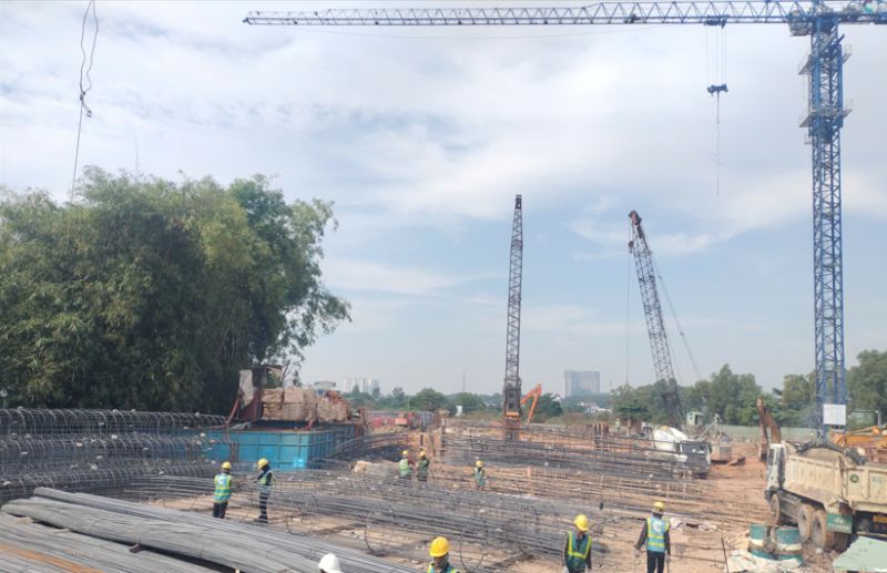 CỌC KHOAN NHỒI BÌNH DƯƠNG THI CÔNG CỌC NHỒI MINI CHO NHÀ PHỐ HẺM NHỎ