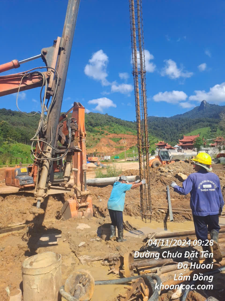 Cọc khoan nhồi đường kính nhỏ