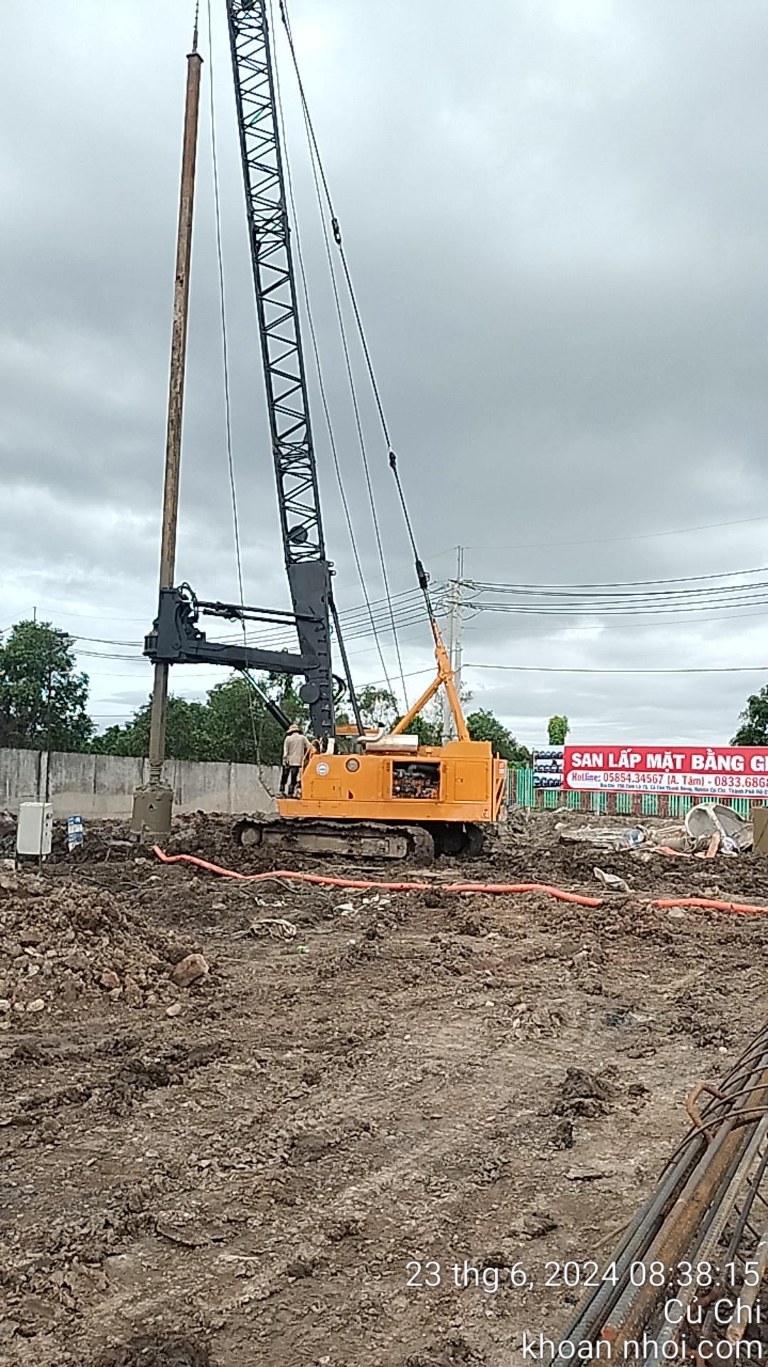 thi công cọc nhồi d1000